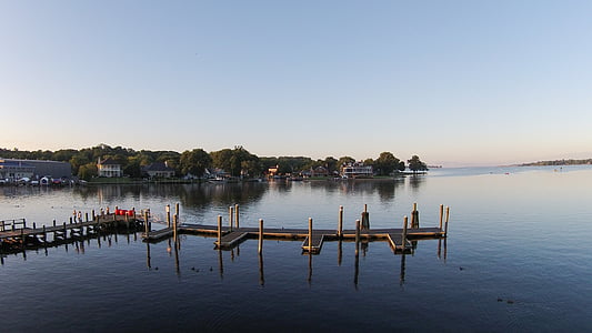 Chesapeake, Severovýchod, Dock, Harbor, Bay