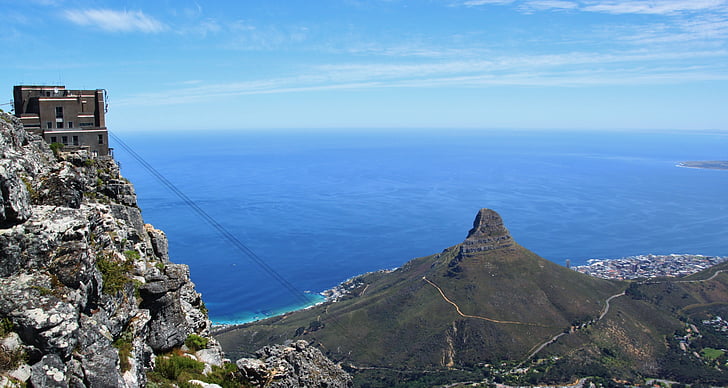 Góra stołowa, Republika Południowej Afryki, krajobraz, Natura raj, płaskowyż, Kapsztad, góry