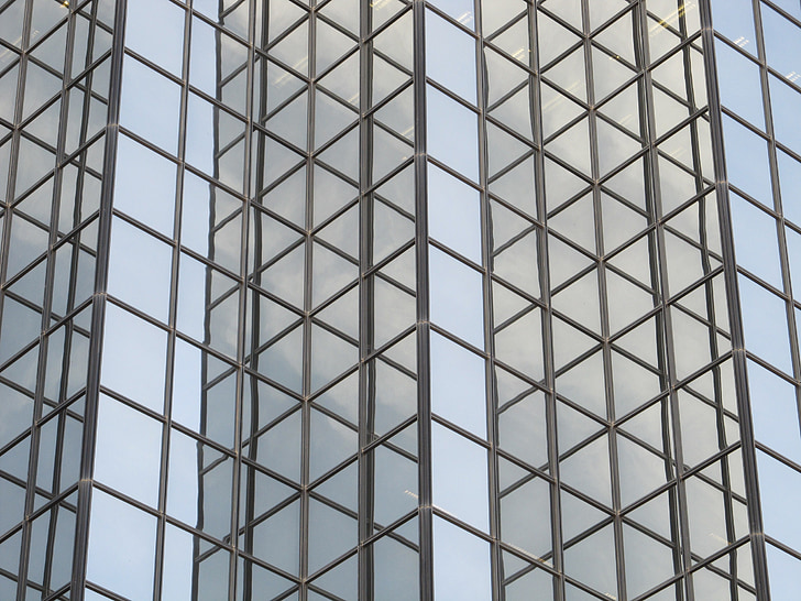 fachada de vidrio, Oficina, arquitectura, Dallas, Skyline, edificios, Centro de la ciudad