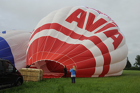ballonvaren, hete luchtballon, avontuur
