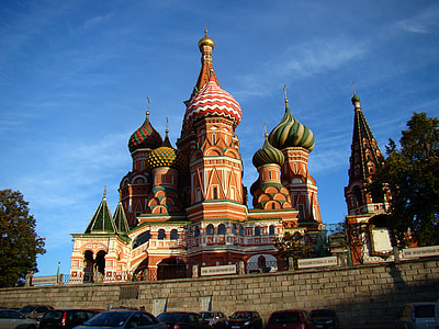 Saint basil's cathedral, Pokrovsky katedral, museet, Röda torget, Moskva, Ryssland