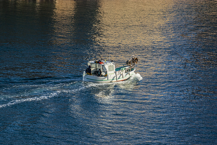 thuyền, barque, ngư dân, tôi à?, Bến cảng, Port, Marseille