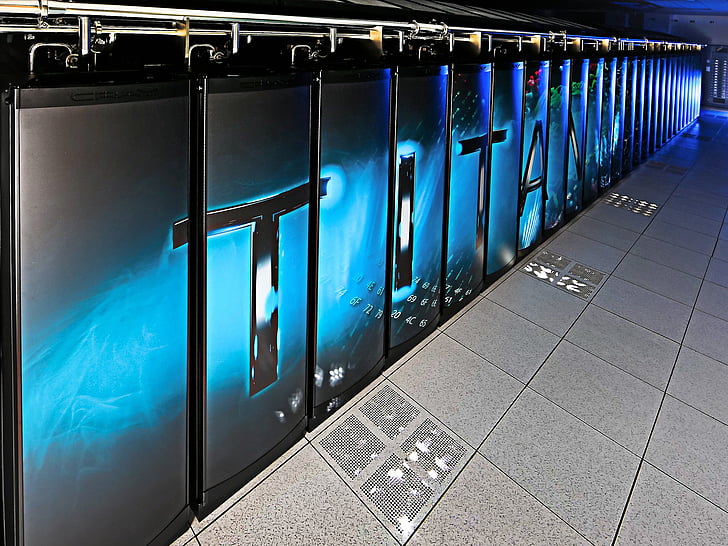 Titan 3, Super ordinateur, grande, rapide, calculs, Oak ridge, Tennessee