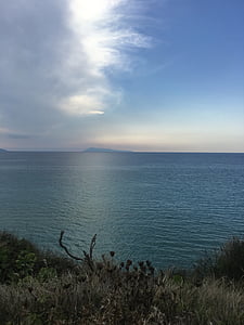 Korfu, Grekland, Holiday, havet, sommar, klipporna, Sky