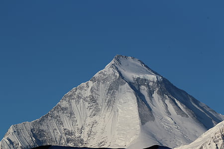 Summit, Mountain, snehové čiapky, scenérie, Príroda, modrá, sneh