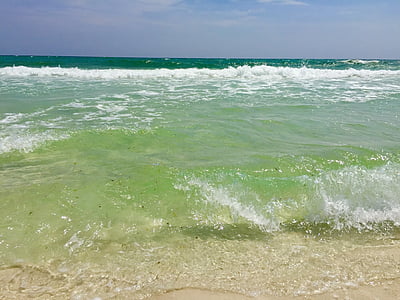 пляж, песок, Лето, океан, мне?, воды, Отдых