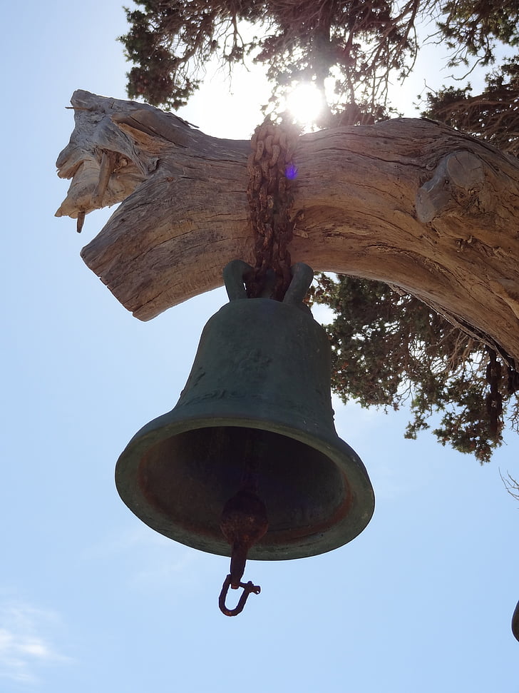 church bell, greece, bell, kos, lonely