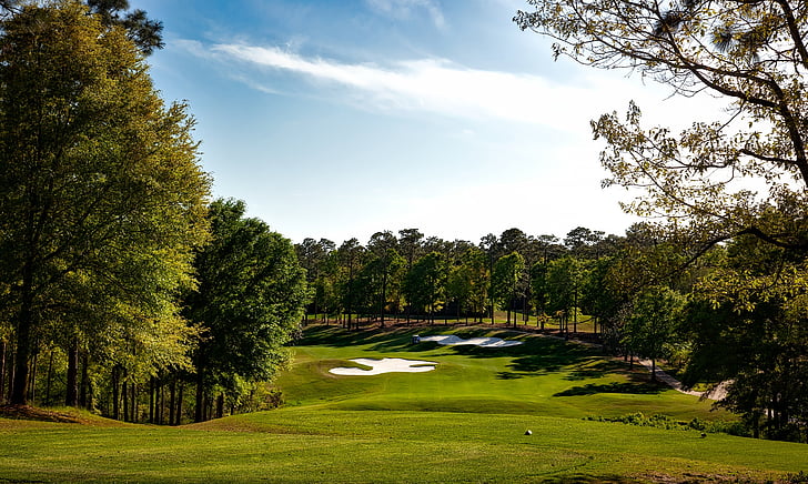Magnolia golf course, mobila, Alabama, spela golf, Sand trap, Sport, Leisure