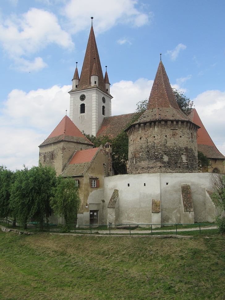 cristian, transylvania, romania, fortified church