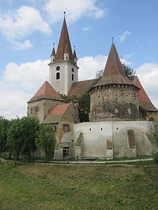 Cristian, Transilvania, Rumania, iglesia fortificada