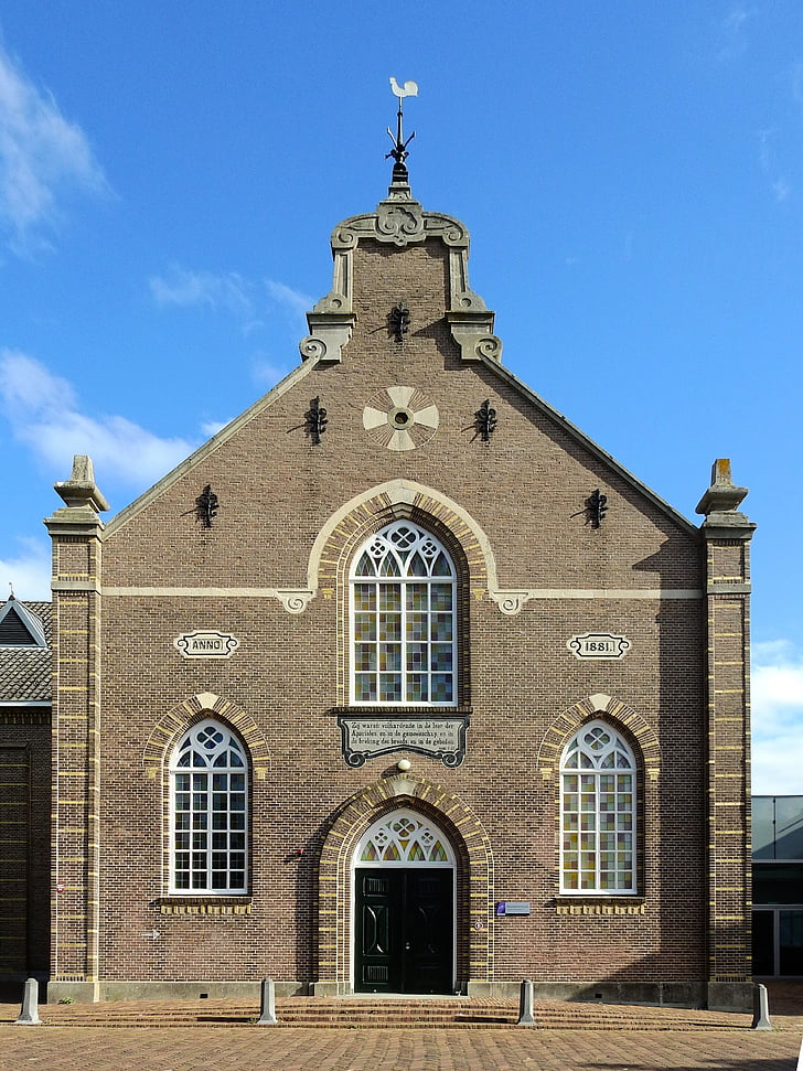 Церковь, Шпиль, Голландия, Нидерланды, здание, Архитектура