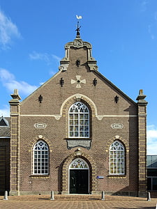 Igreja, campanário, Holanda, Países Baixos, edifício, arquitetura