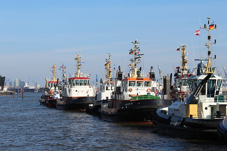 Hamburg, Port, boot