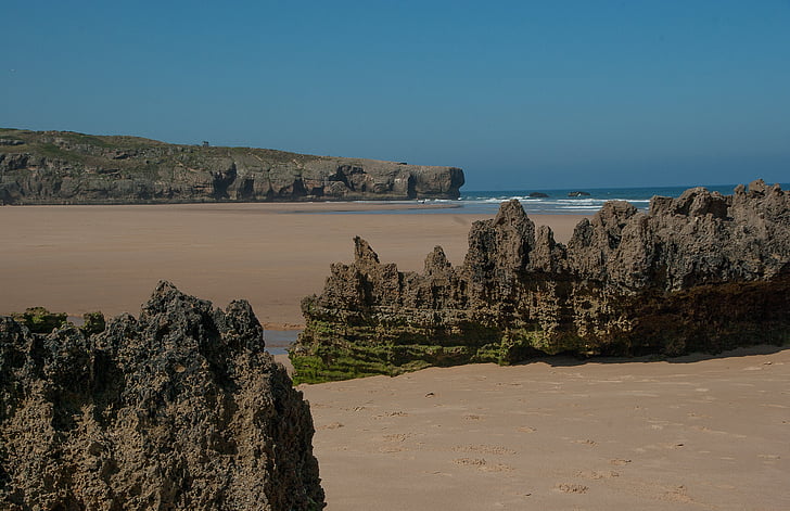 Portugal, Ocean, kivid, Beach, erosiooni, tide
