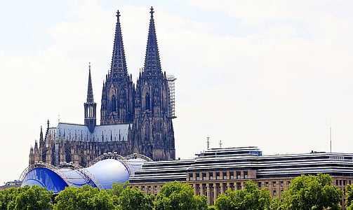 Kastil Cologne, Musical dome, pelestarian bersejarah, warisan dunia, arsitektur, Cologne, Cologne di rhine