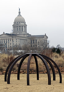 oklahoma, oklahoma city, capitol, government buildings, abstract, art, architecture