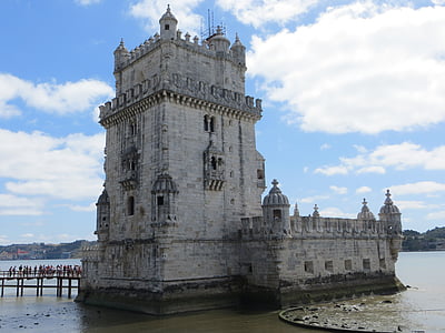 Torre, Lissabon, toren, Torre de belem, Belem