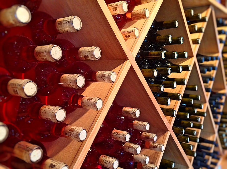 wine, vineyard, bottles, winery, alcohol, grape, cellar
