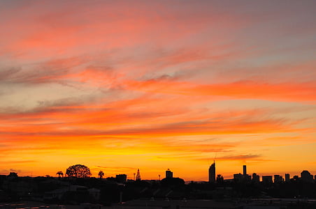 puesta de sol, Madrid, Brisbane