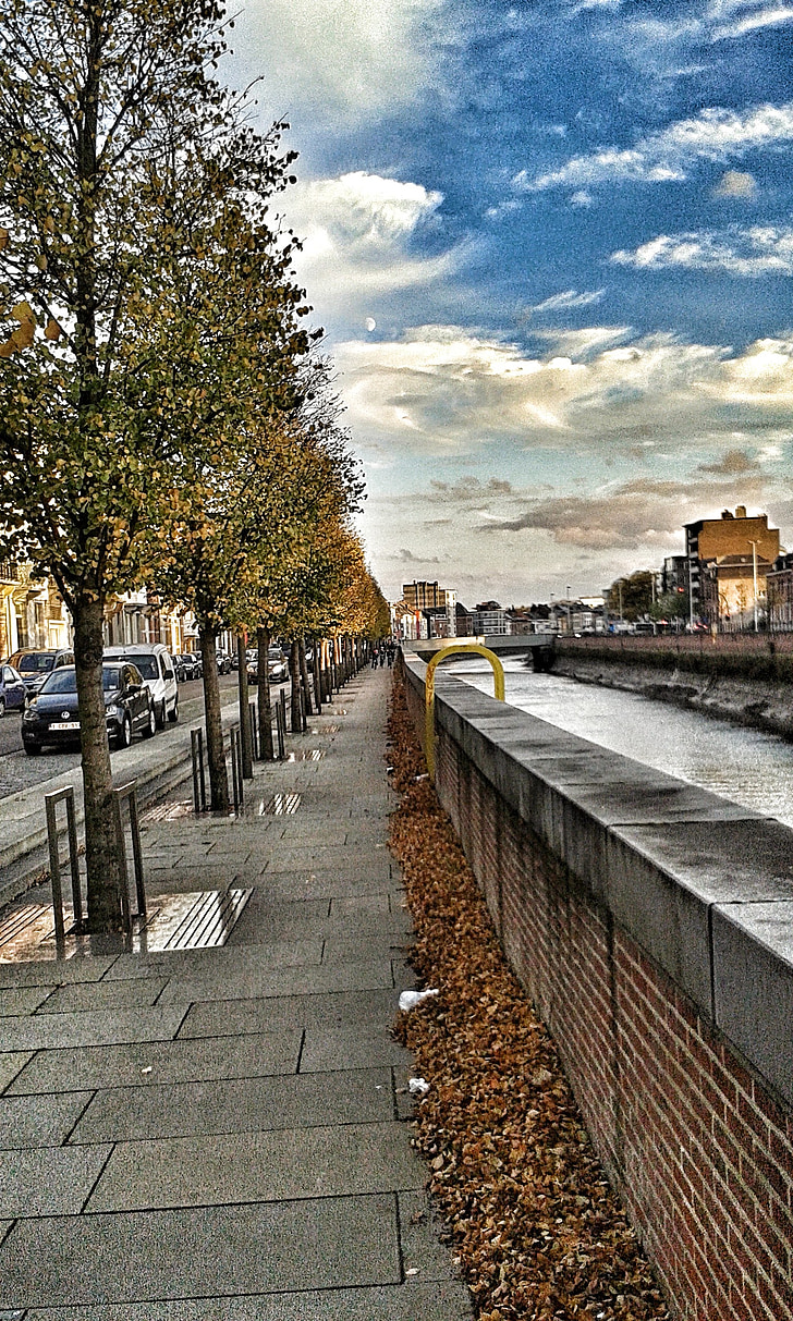 Kota, Mechelen, Street, musim gugur
