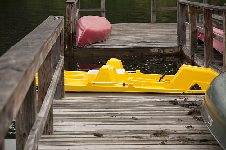 boat dock, wooden dock, lake, water, kayak, water sport, north carolina