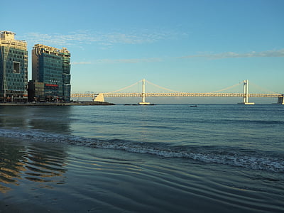 Strand, Brücke, Busan
