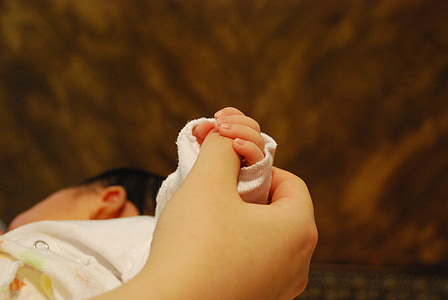 Baby rúk, s mamou, mama a dieťa, ruky, Dojčenská, láska, šťastie