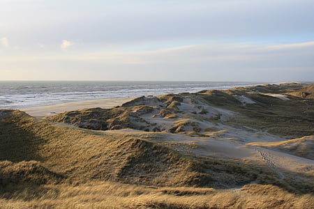denmark, north sea, dune
