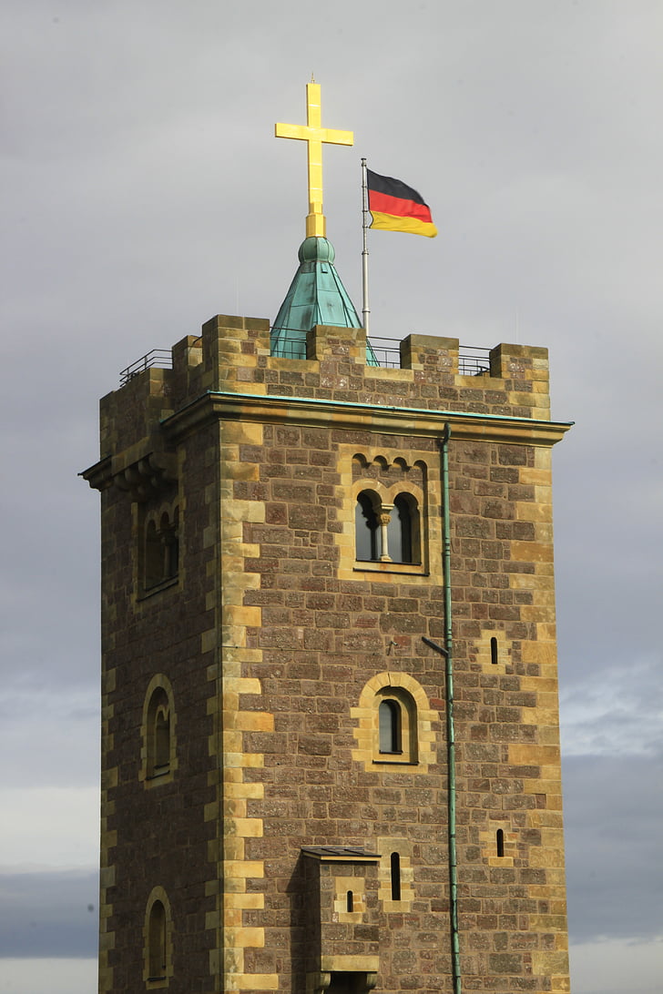 Wartburg dvorac, križ, vjera, kršćanstvo, Crkva, Krista, toranj