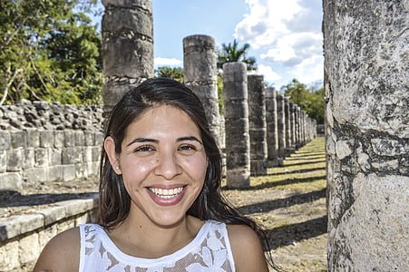 mujeres, México, Chichén Itzá, Yucatan, pirámides, Maya, fin de semana