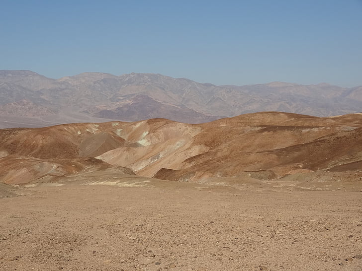 Death valley, Mountain, Rock, öken, torr, naturen, Sand