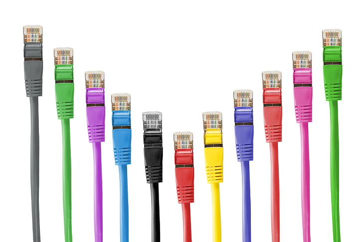 Netwerkconnector, netwerkkabels, kabel, patch, patchkabel, RJ, RJ45
