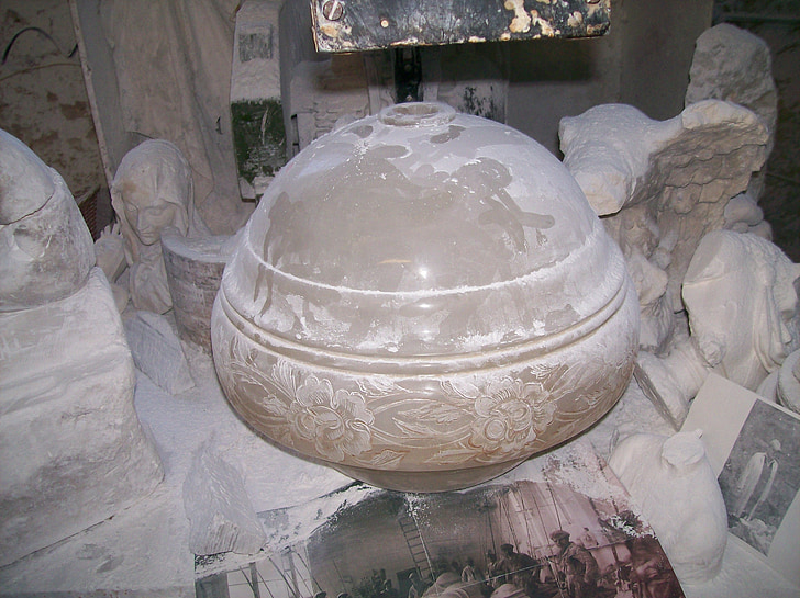 alabastro, vaso, urna, Volterra, Italia, creato, arte