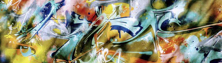 latar belakang, grafiti, warna-warni, mural, dinding, seni, seni jalanan