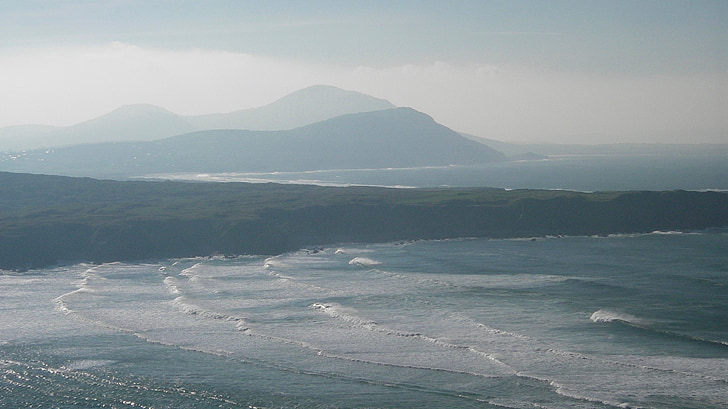 donegal, ireland, scenic, atlantic, water, sea, coast
