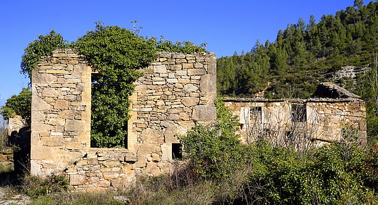ruins, ancient, stones, old, old building, construction, cracks