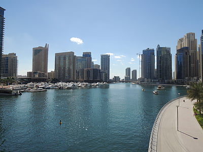 Dubai, Birleşik Arap Emirlikleri, Emirlikleri, Emirliği, çöl, Dubai Yat Limanı