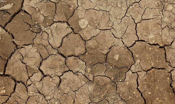 terra asciutta, terra, siccità, secco, terra, terra, clima