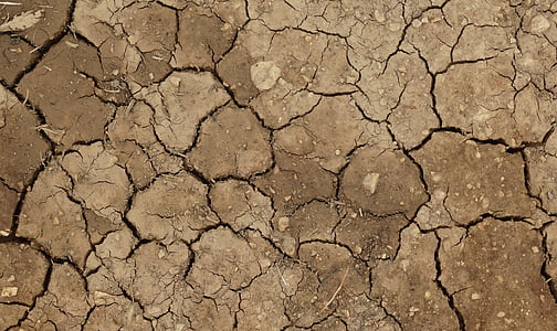 乾燥した土地, 地面, 干ばつ, 乾燥, 地球, 土地, 気候