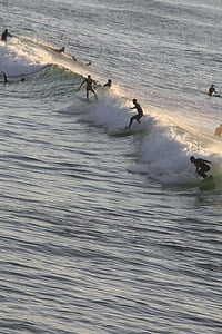 Surf, Biarritz, more, letné