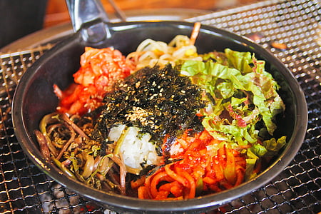 bibimbap, korea Vabariik, jeonju, maitsetaimed, Korea