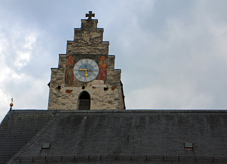 църква часовник, часовникова кула, исторически, Църква, часовник лице, часовник, време