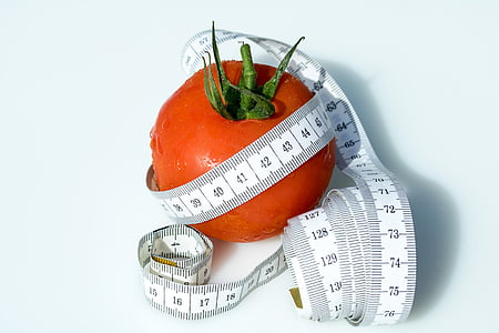 zvinovací meter, paradajka, zhrnula, vinuté zvinovací, na zdravie, odstrániť, zdravé