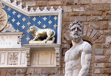 statula, Hercules, Italija, Florencija, Renesanso, meno kūrinius