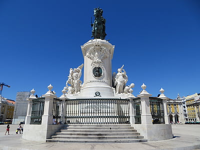 Lissabon, Bogen, Stadtzentrum, Praça comércio, Praca, Platz