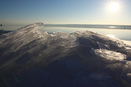 湖, 氷, 太陽