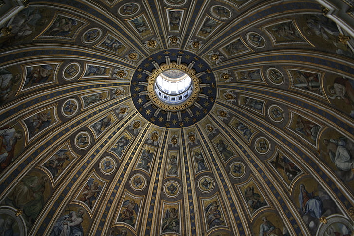 Italia, Vaticano, Basílica, bóveda, arquitectura, Peter, Roma
