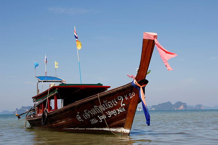 boot, thailand, sea, holiday, ship, asia, booked
