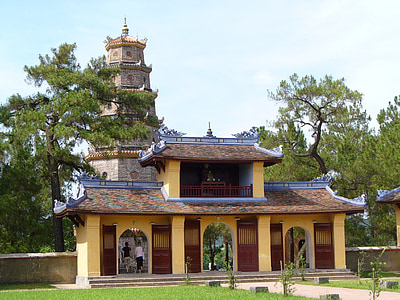 Viêt Nam, pagode, bâtiment, architecture, objectif