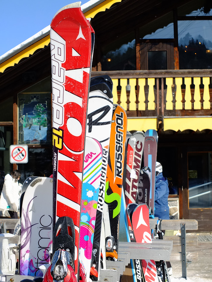 Ski, taivas, urheilu, Alpine